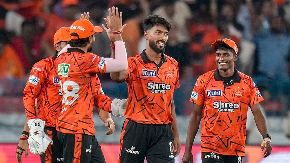 | Photo: PTI/Shahbaz Khan : RR will take on the SRH in match 36 of the Indian Premier League at the Sawai Mansingh Stadium on Saturday, April 25. 