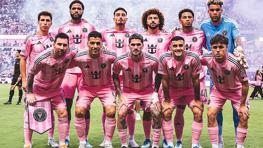 Inter Miami footballers ahead of the MLS 2026 clash against New England Revolution.  - InterMiamiCF/X