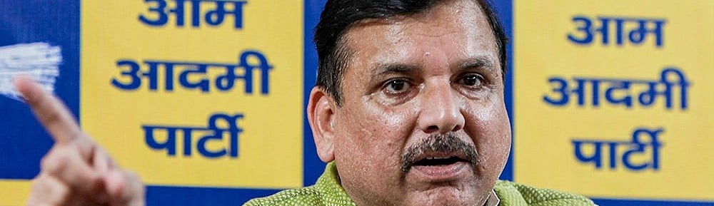 | Photo: PTI : AAP Leader Sanjay Singh 
