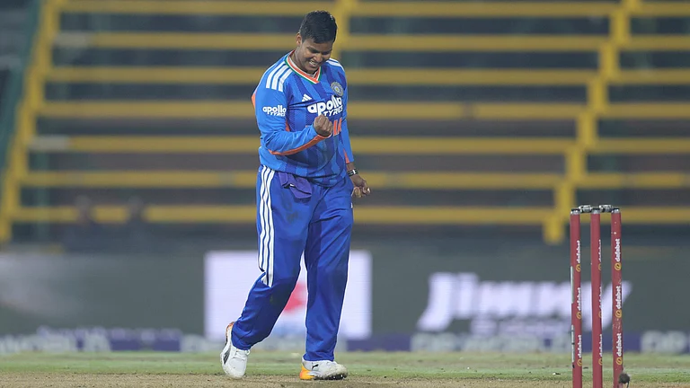 Deepti Sharma celebrates a wicket during India Women vs South Africa Women 4th T20I match at Wanderers. - BCCIWomen/X