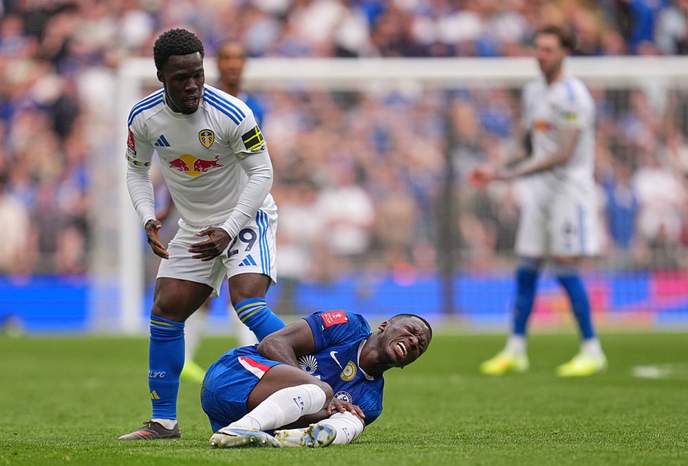 Chelsea Vs Leeds United FA Cup 2025-26 Semi-Final-Moises Caicedo