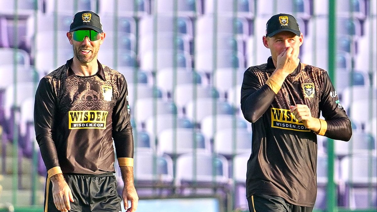 Glenn Maxwell and Marnus Labuschagne in action for Hyderabad Kingsmen in PSL 2026.  - HHKingsmen/X