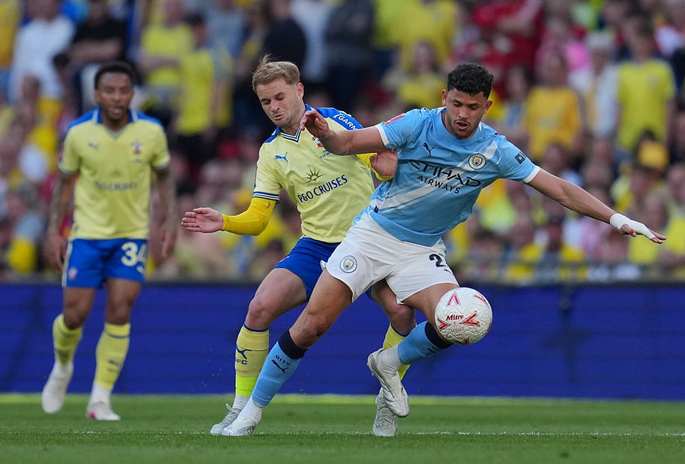 Manchester City Vs Southampton FA Cup 2025-26 Semi-Final-Leo Scienza