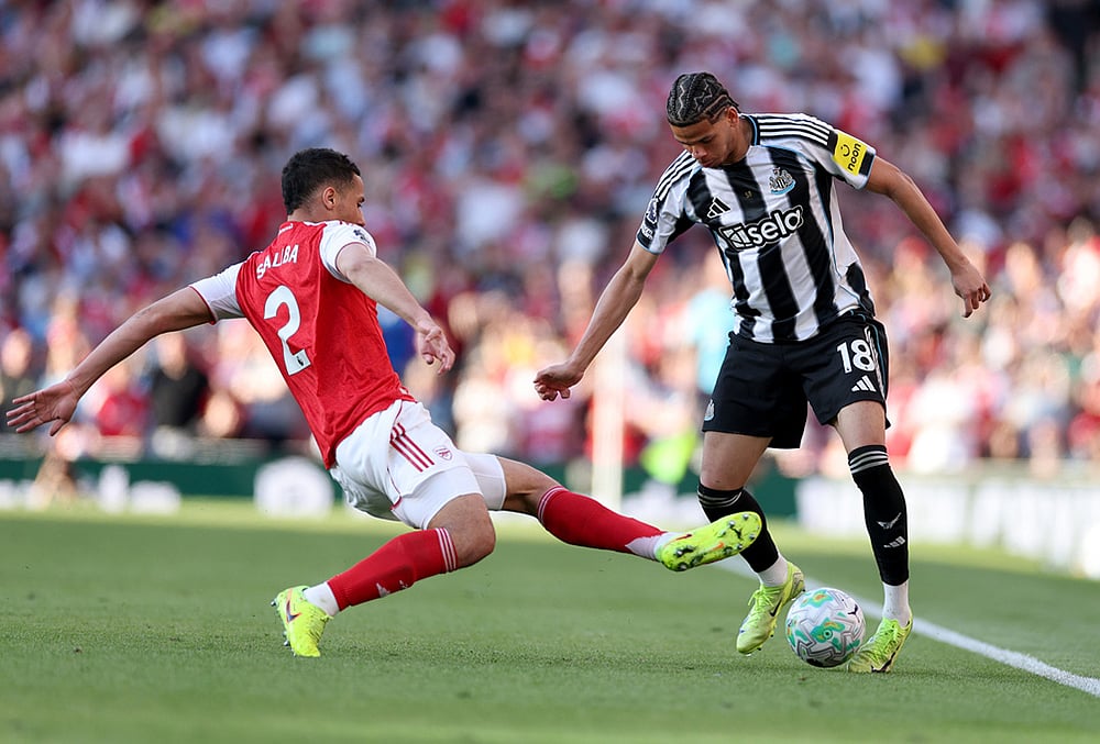 Arsenal Vs Newcastle United English Premier League soccer-William Osula