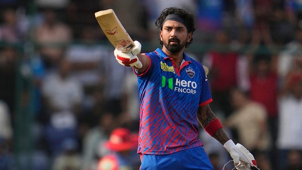 | Photo: AP/Manish Swarup : Delhi Capitals' KL Rahul is currently the Orange Cap holder in IPL 2026
