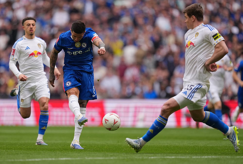 Chelsea Vs Leeds United FA Cup 2025-26 Semi-Final-Enzo Fernandez
