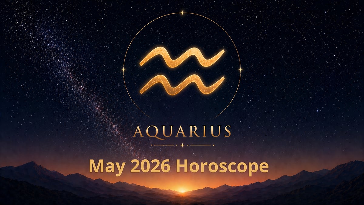 Aquarius Monthly Horoscope for May 2026