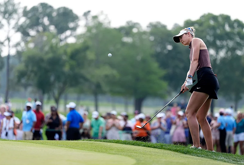 Chevron Championship 2026 LPGA Tour Golf-Nelly Korda chips