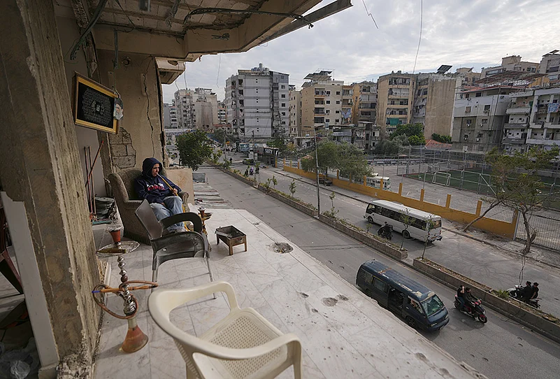 Israeli airstrike Beirut photos