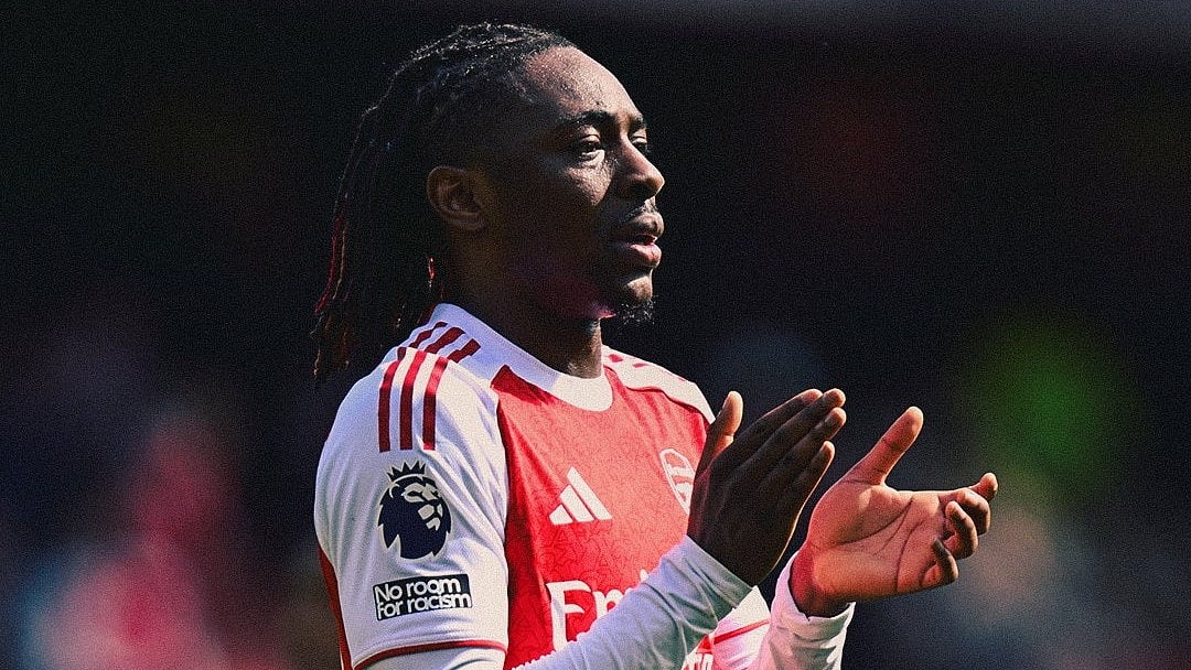 Eberechi Eze in action for Arsenal during Premier League 2025-26.  - Arsenal/X