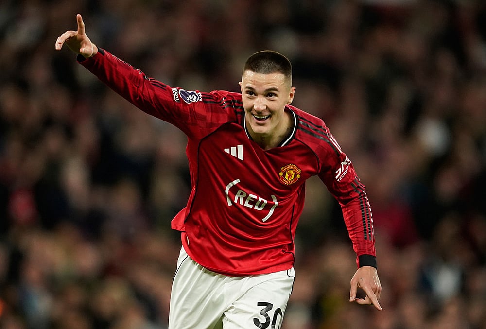 Man United Vs Brentford English Premier League soccer-Benjamin Sesko
