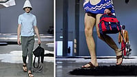 Prada featured "Kolhapuri-inspired" leather sandals, marketed as "Heritage Leather Sandals," on their runway, with prices reported between ₹1.16 lakh and ₹1.3 lakh