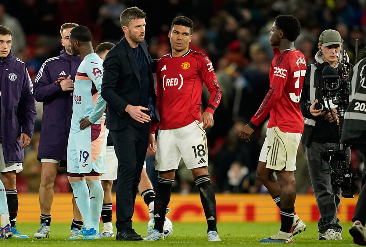 Man United Vs Brentford English Premier League soccer-Michael Carrick