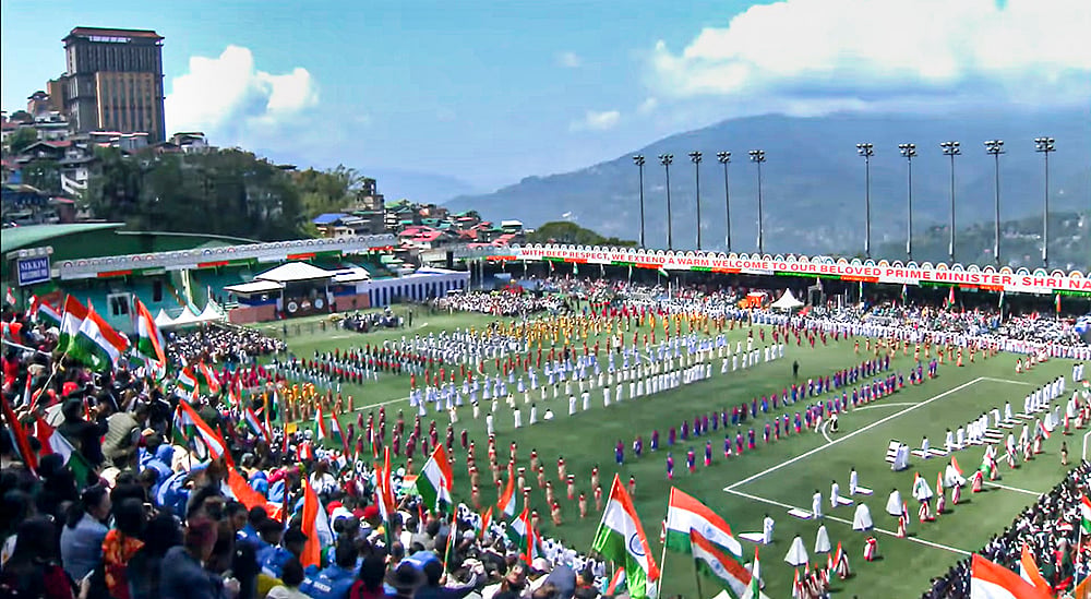Sikkims 50th year of statehood celebrations