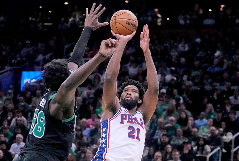 76ers vs Celtics game 5 NBA Basketball playoffs-Joel Embiid