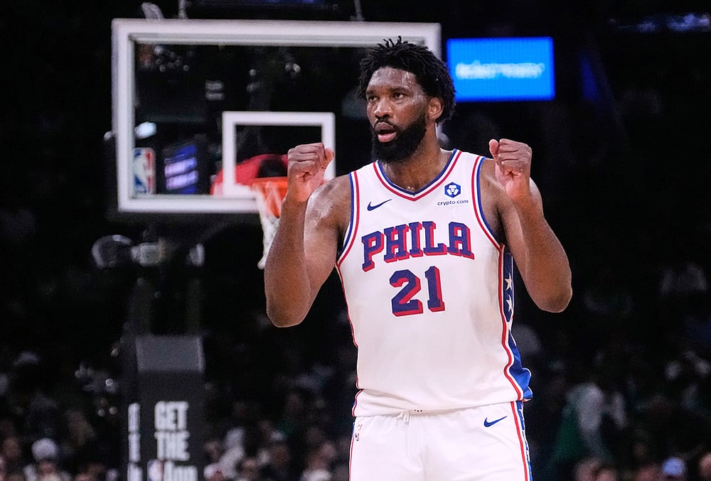 76ers vs Celtics game 5 NBA Basketball playoffs-Joel Embiid