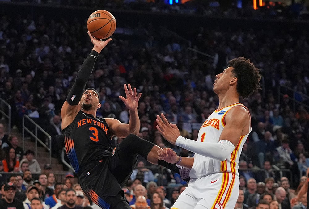 Knicks vs Hawks game 5 NBA playoffs Basketball-Josh Hart