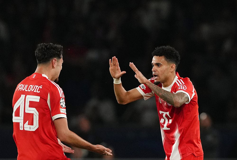 PSG vs Bayern Munich UCL 2025-26 Semi-Final 1st Leg-Luis Diaz