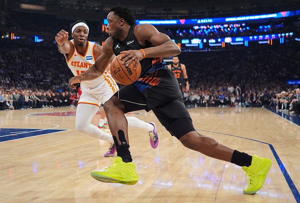 Knicks vs Hawks game 5 NBA playoffs Basketball-OG Anunoby