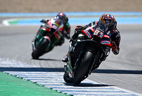 Jorge Martin at MotoGP World Championship Stop 04 on April 26, 2026 in Jerez, Spain