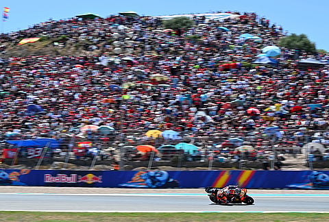 Enea Bastianini at MotoGP World Championship Stop 04 on April 26, 2026 in Jerez, Spain
