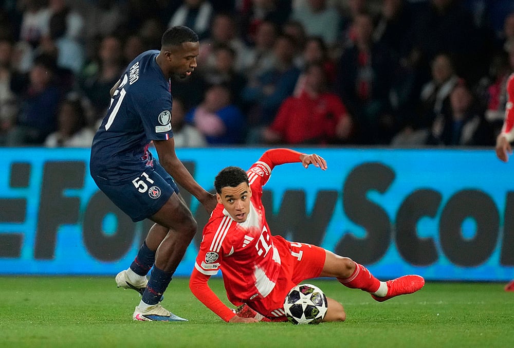 PSG vs Bayern Munich UCL 2025-26 Semi-Final 1st Leg-Jamal Musiala