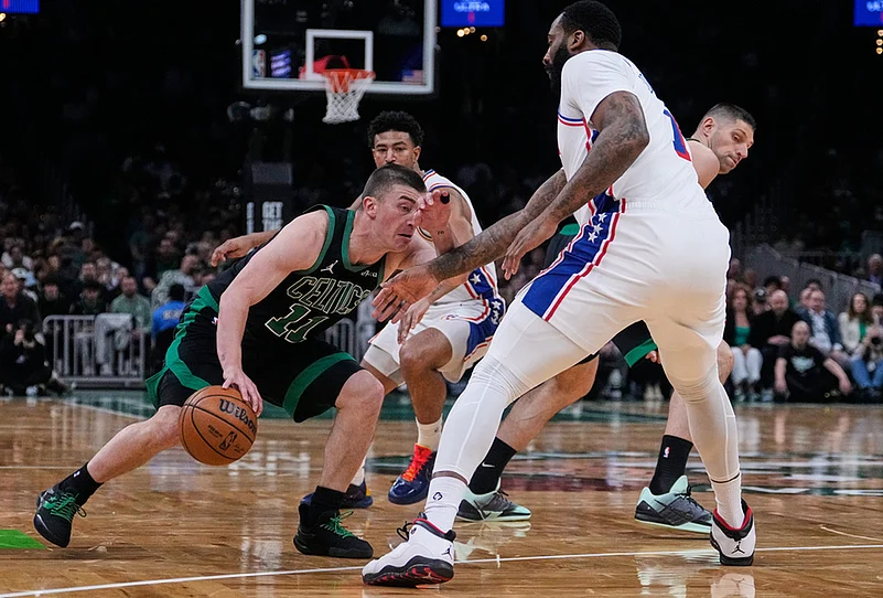 76ers vs Celtics game 5 NBA Basketball playoffs-Payton Pritchard