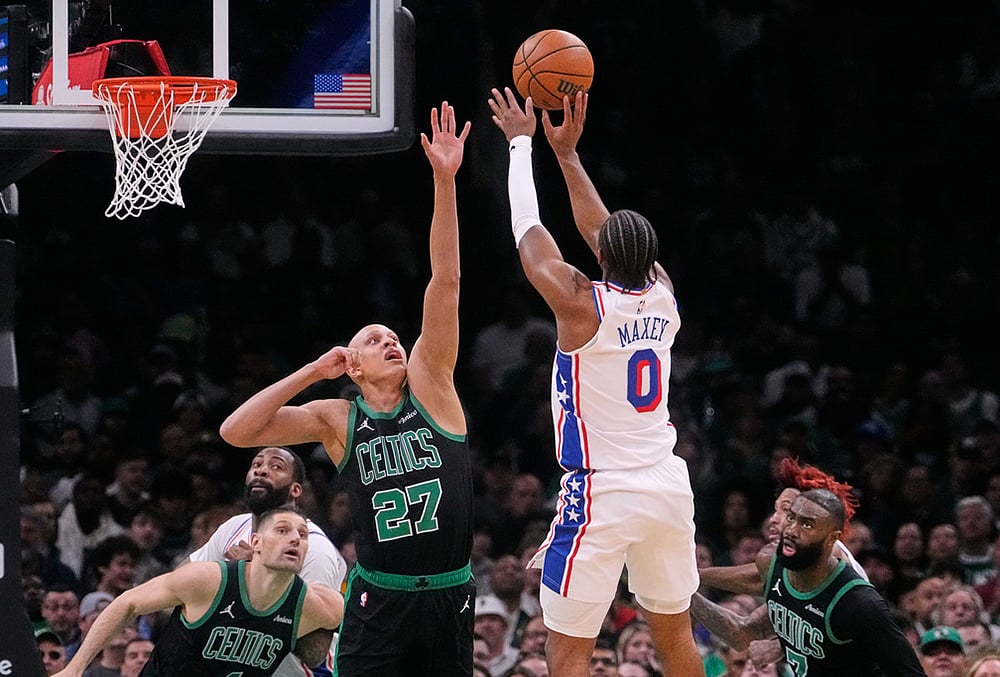 76ers vs Celtics game 5 NBA Basketball playoffs-Tyrese Maxey