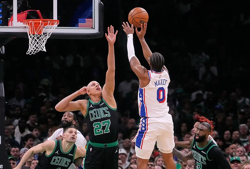 76ers vs Celtics game 5 NBA Basketball playoffs-Tyrese Maxey