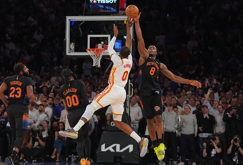 Knicks vs Hawks game 5 NBA playoffs Basketball-Og Anunoby