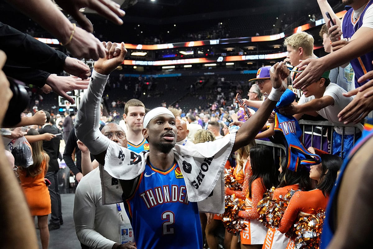 NBA: Phoenix Suns Vs Oklahoma City Thunder