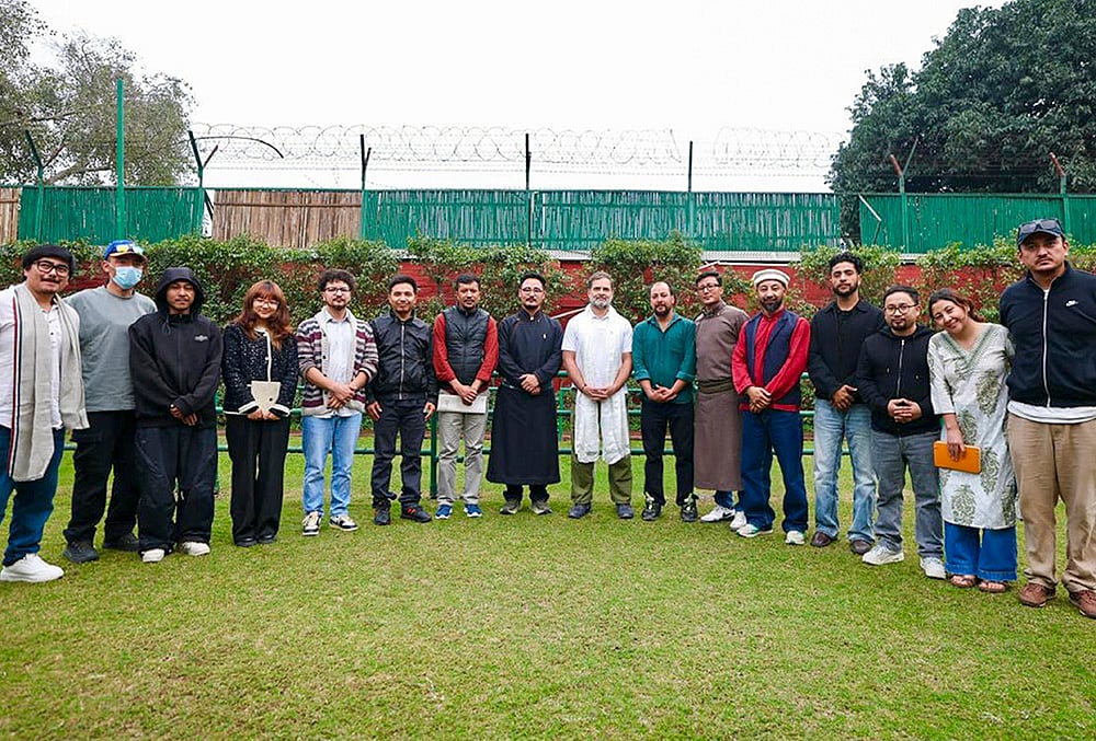 LoP Rahul Gandhi meets Ladakh delegation