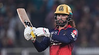 GT Vs RCB, IPL 2026: Jason Holder’s Amazing Effort to Dismiss Rajat Patidar Stirs Controversy - Watch AP Photo/Ajit Solanki : Royal Challengers Bengaluru's captain Rajat Patidar plays a shot during the Indian Premier League cricket match between Gujarat Titans and Royal Challengers Bengaluru in Ahmedabad, India, Thursday, April 30, 2026. (AP Photo/Ajit Solanki)