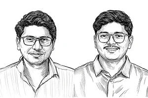 (L-R) Chandra Pratap Tiwari; Shishir Agrawal
