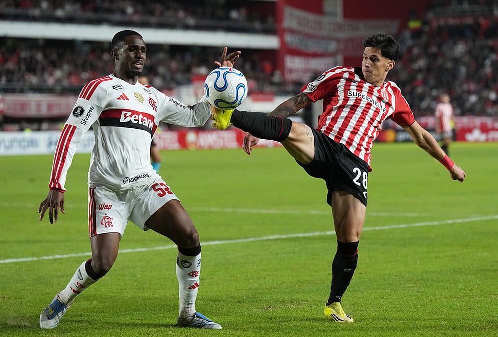 Estudiantes de La Plata vs Flamengo Copa Libertadores-Evertton Araujo