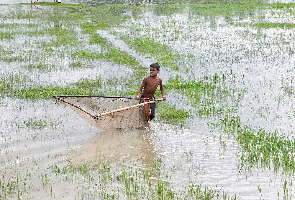 Weather: Heavy rain in Agartala