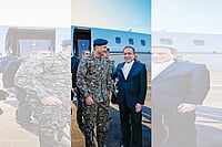 | Photo: Imago : Would-be Mediator: Iran’s Foreign Minister Abbas Araghchi (right) welcoming Pakistan’s Army Chief Asim Munir upon his arrival at the airport in Tehran on April 15, 2026