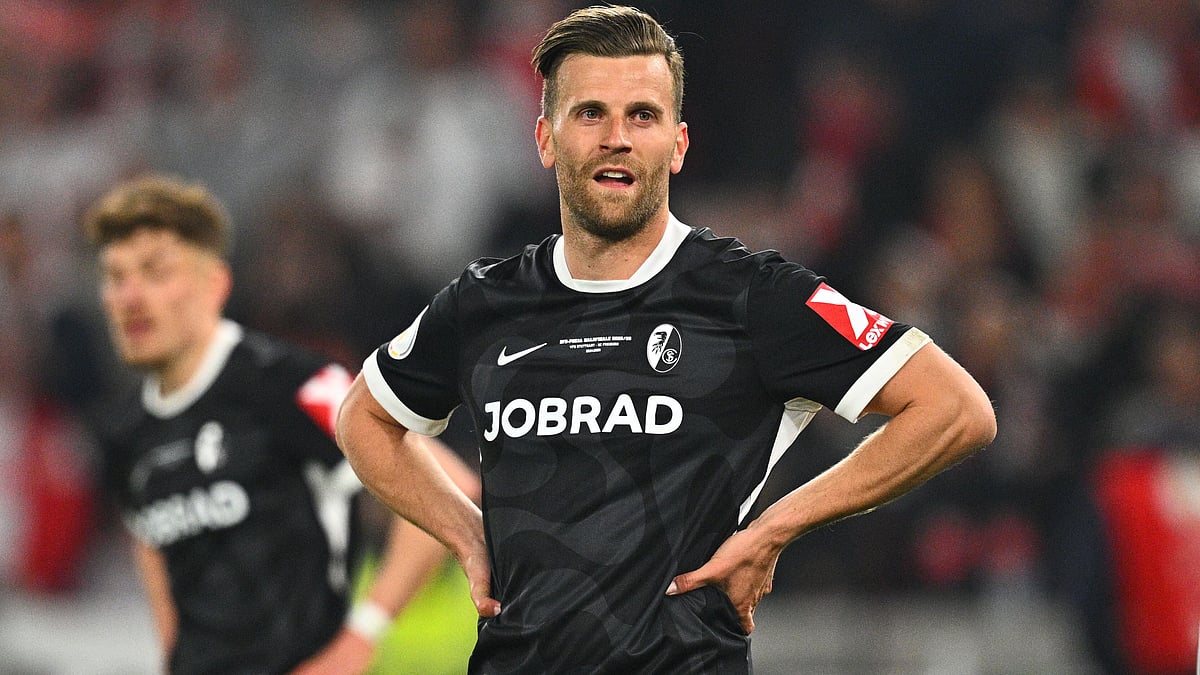 Freiburg's Lucas Hoeler in action on, Thursday, April 23, 2026, in Stuttgart, Germany. - | Photo: dpa/Tom Weller via AP