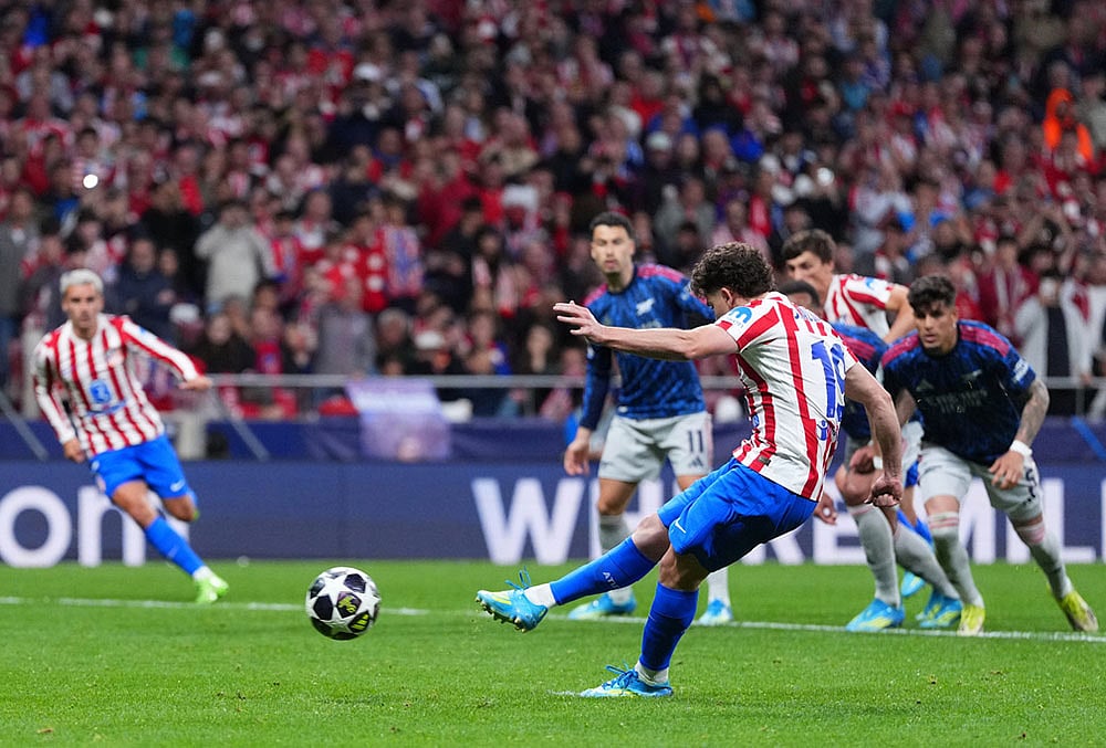 Atletico Madrid Vs Arsenal Champions League Semi-Final -Julian Alvarez