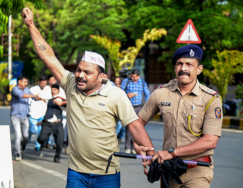 VRAS protest for separate Vidarbha state in Nagpur