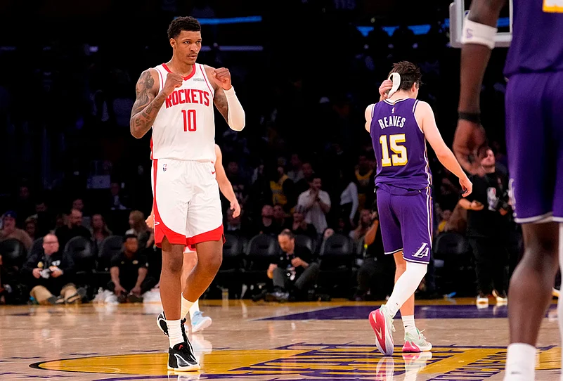 Los Angeles Lakers vs Houston Rockets, NBA 2026 Playoffs-Jabari Smith Jr