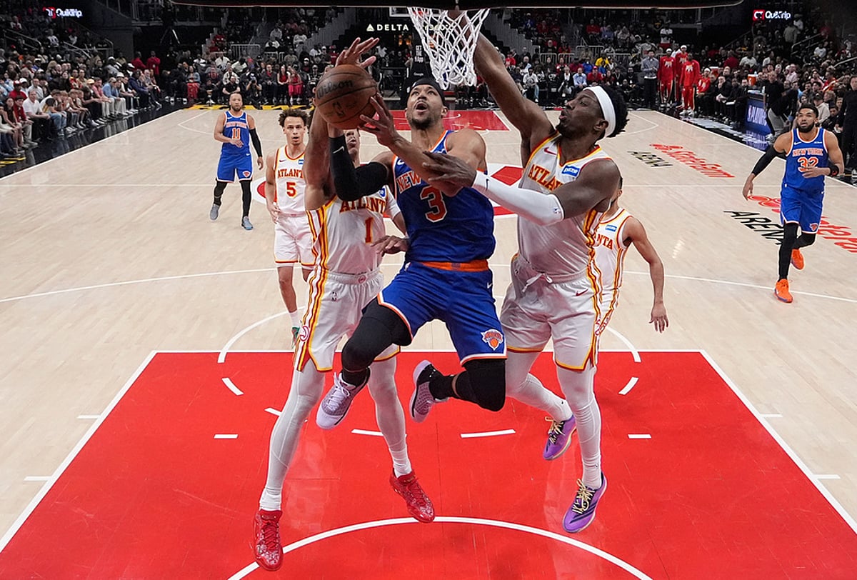 New York Knicks vs Atlanta Hawks NBA basketball playoffs series-Josh Hart
