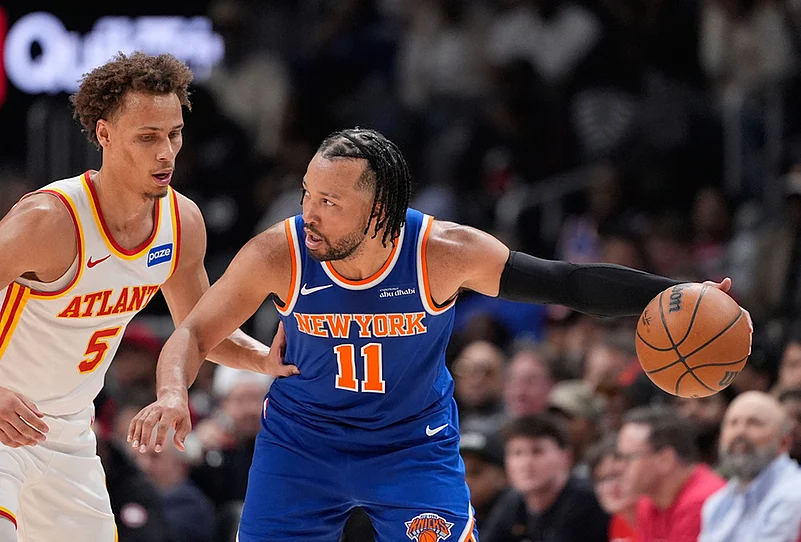 New York Knicks vs Atlanta Hawks NBA basketball playoffs series-Jalen Brunson