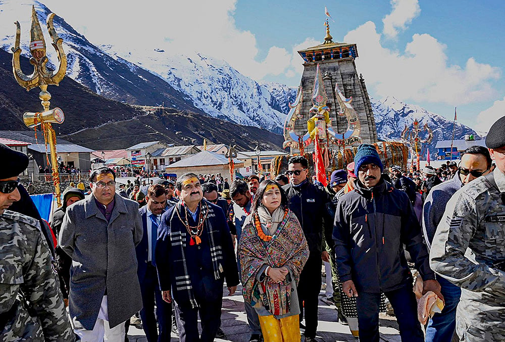 Gautam Adani at Kedarnath Dham