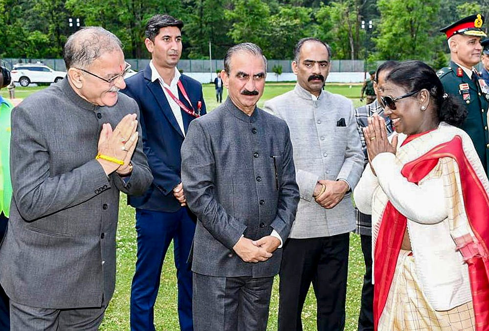 President Droupadi Murmu in Shimla