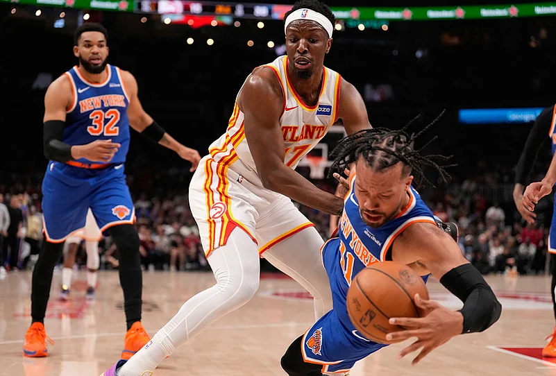 New York Knicks vs Atlanta Hawks NBA basketball playoffs series-Jalen Brunson