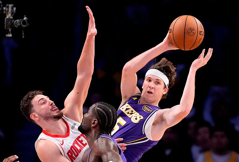 Los Angeles Lakers vs Houston Rockets, NBA 2026 Playoffs-Austin Reaves