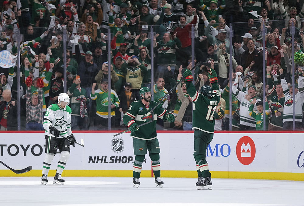 Minnesota Wild Vs Dallas Stars NHL Playoffs-Matt Boldy