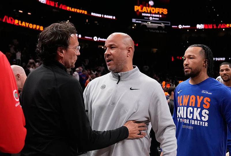 New York Knicks vs Atlanta Hawks NBA basketball playoffs series-Rick Brunson