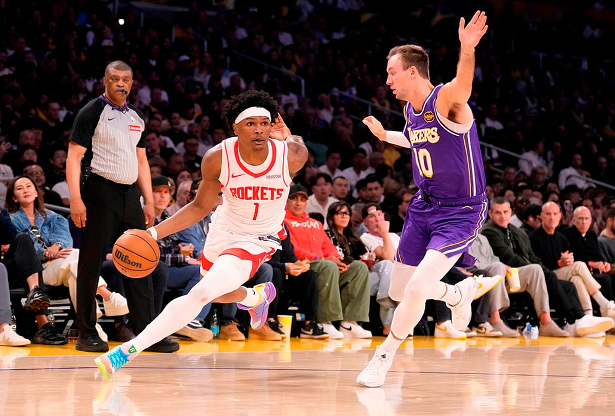 Los Angeles Lakers vs Houston Rockets, NBA 2026 Playoffs-Amen Thompson